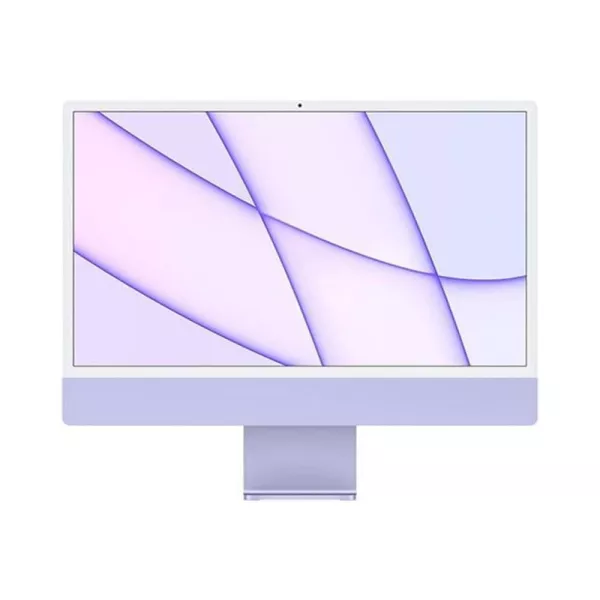 Apple iMac 24 Inch 2021, M1 Chip 8 Core GPU, 16GB 512GB SSD, 4.5K Retina Display, Purple